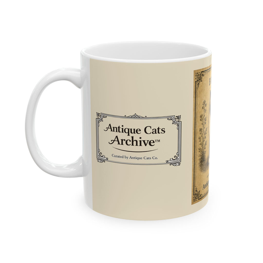 Vintage Birman Cat Ceramic Mug – Antique Cats Archive Tea Coffee Cup (11 oz)
