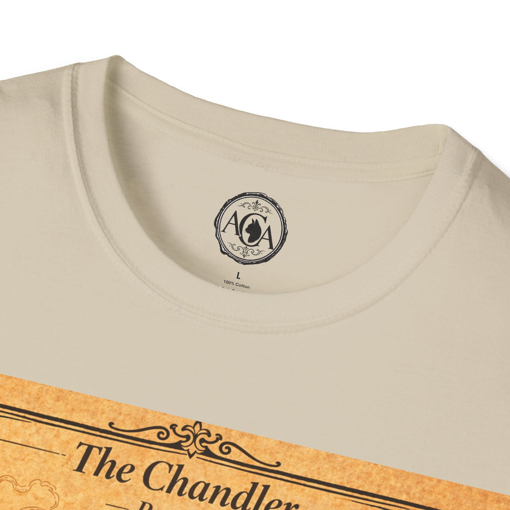Antique Cats Archive™ Entry No. ACA-010-CHN “The Chandler” Persian Cat T-Shirt – Vintage 1800s Engraving Style