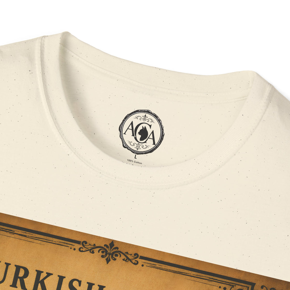Turkish Angora Cat T-Shirt | Vintage Cat Illustration | Antique Cats Archive™