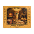 Antique Cats Archive Baker Cat Puzzle | Jigsaw Puzzle 110 or 520 Pieces