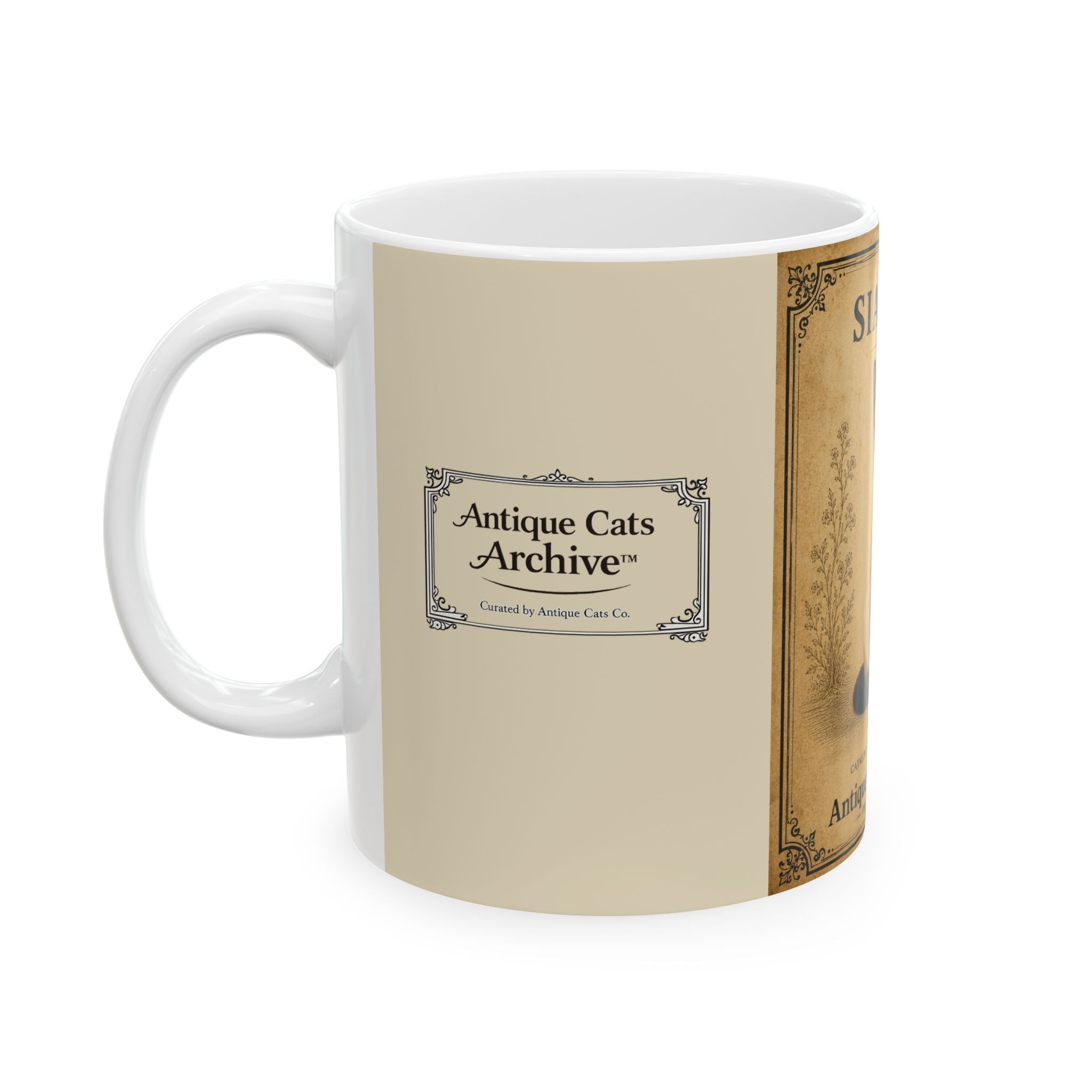 Siamese Cat Vintage 11oz. Mug | Antique Cats Archive