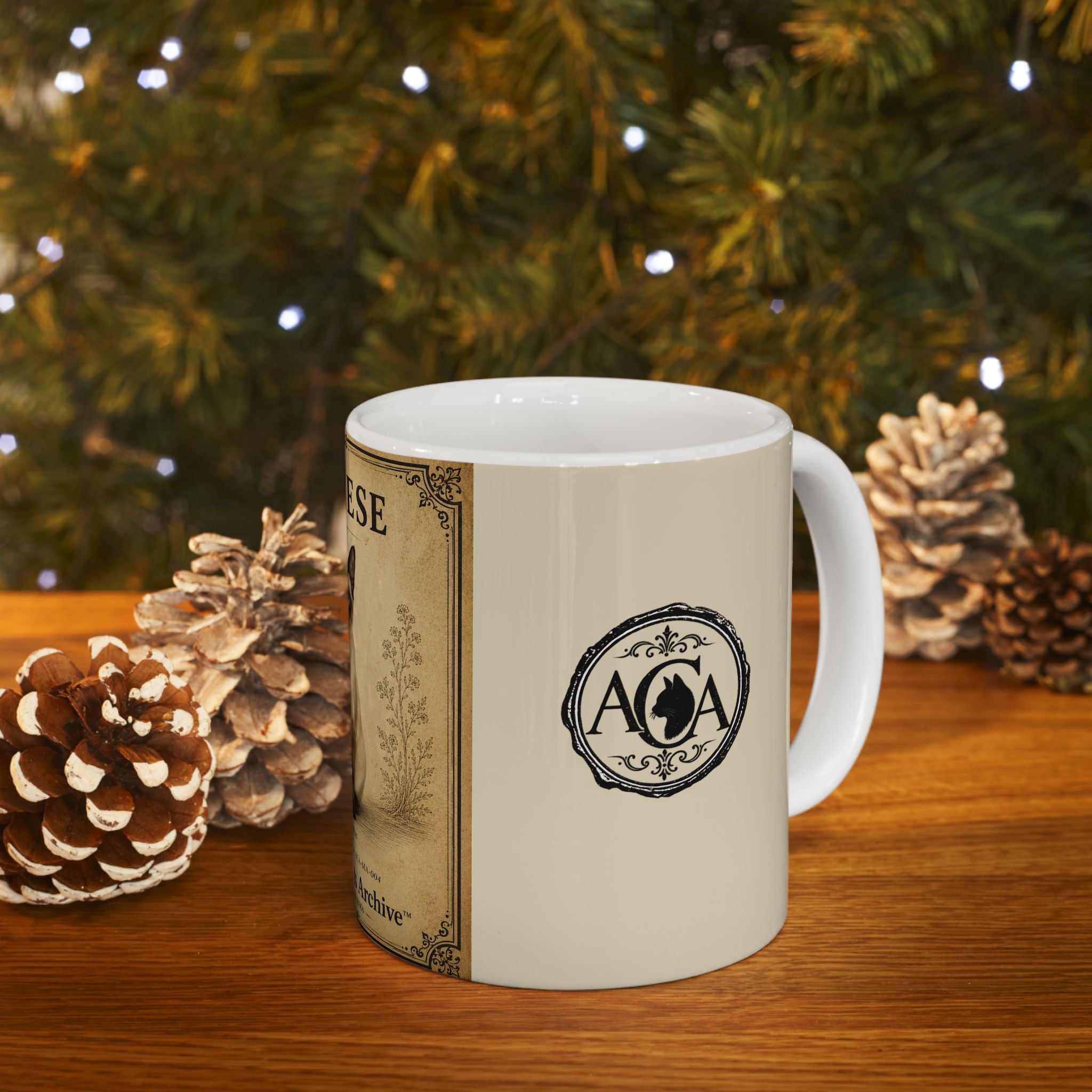 Siamese Cat Vintage 11oz. Mug | Antique Cats Archive