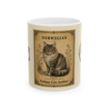 Vintage Norwegian Cat Ceramic Mug – Antique Cats Archive Tea & Coffee Cup (11oz)