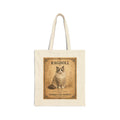 Ragdoll Cat Vintage Portrait Tote | Antique Cats Archive Canvas Tote