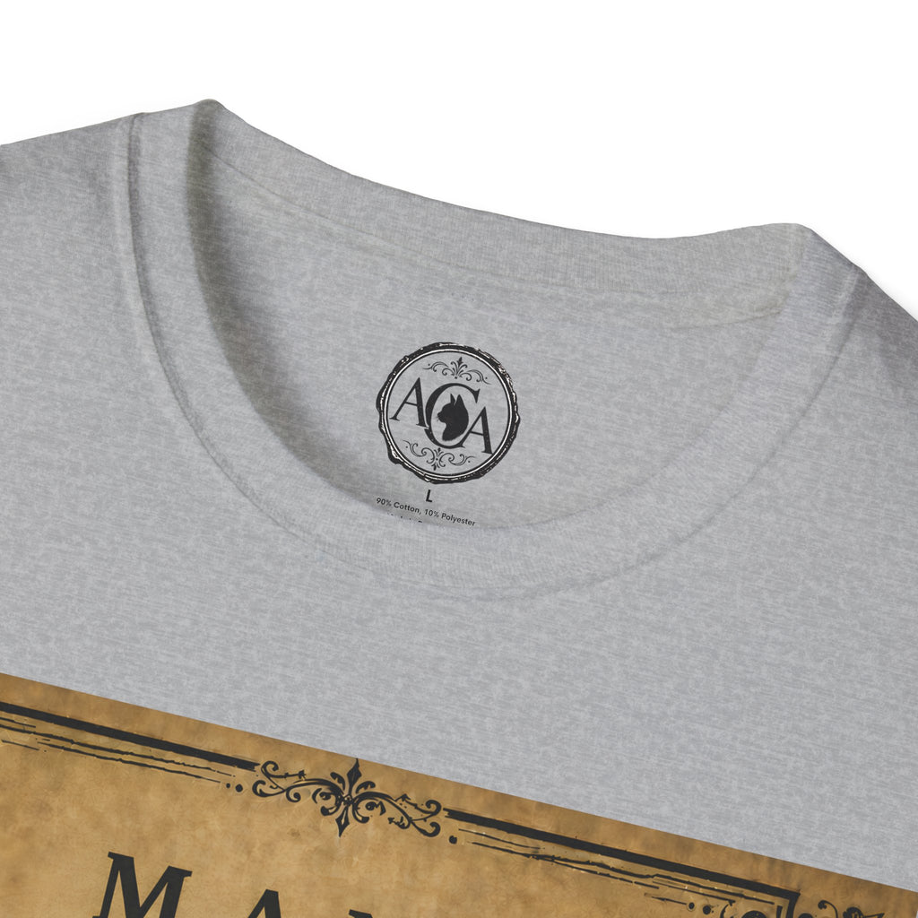 Manx Cat T-Shirt | Vintage Cat Illustration | Antique Cats Archive™