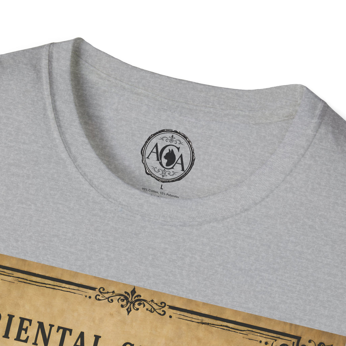 Oriental Shorthair Cat T-Shirt | Vintage Cat Illustration | Antique Cats Archive™