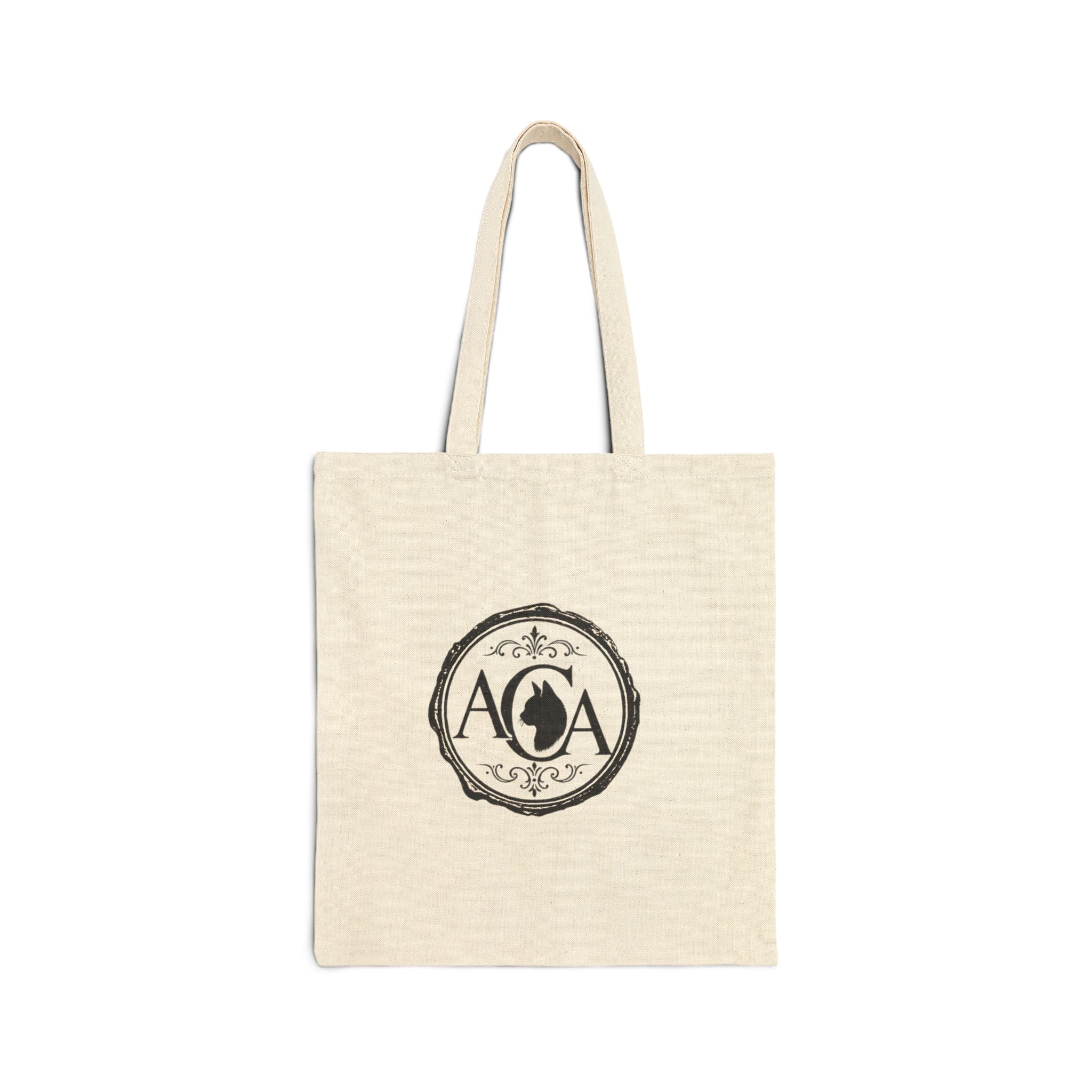 Bengal Cat Vintage Poster Tote Bag | Antique Cats Archive Cotton Canvas