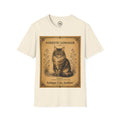 Domestic Longhair Cat T-Shirt | Vintage Cat Illustration | Antique Cats Archive™