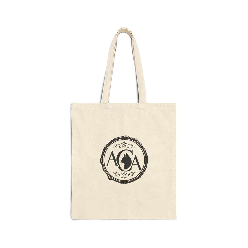 Persian Cat Illustration Tote Bag | Antique Cats Archive Canvas Tote