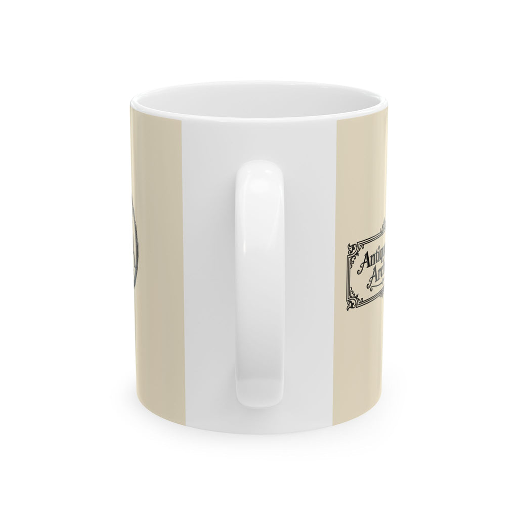 Vintage Japanese Bobtail Cat Ceramic Mug — Antique Cats Archive Tea & Coffee Cup (11oz)