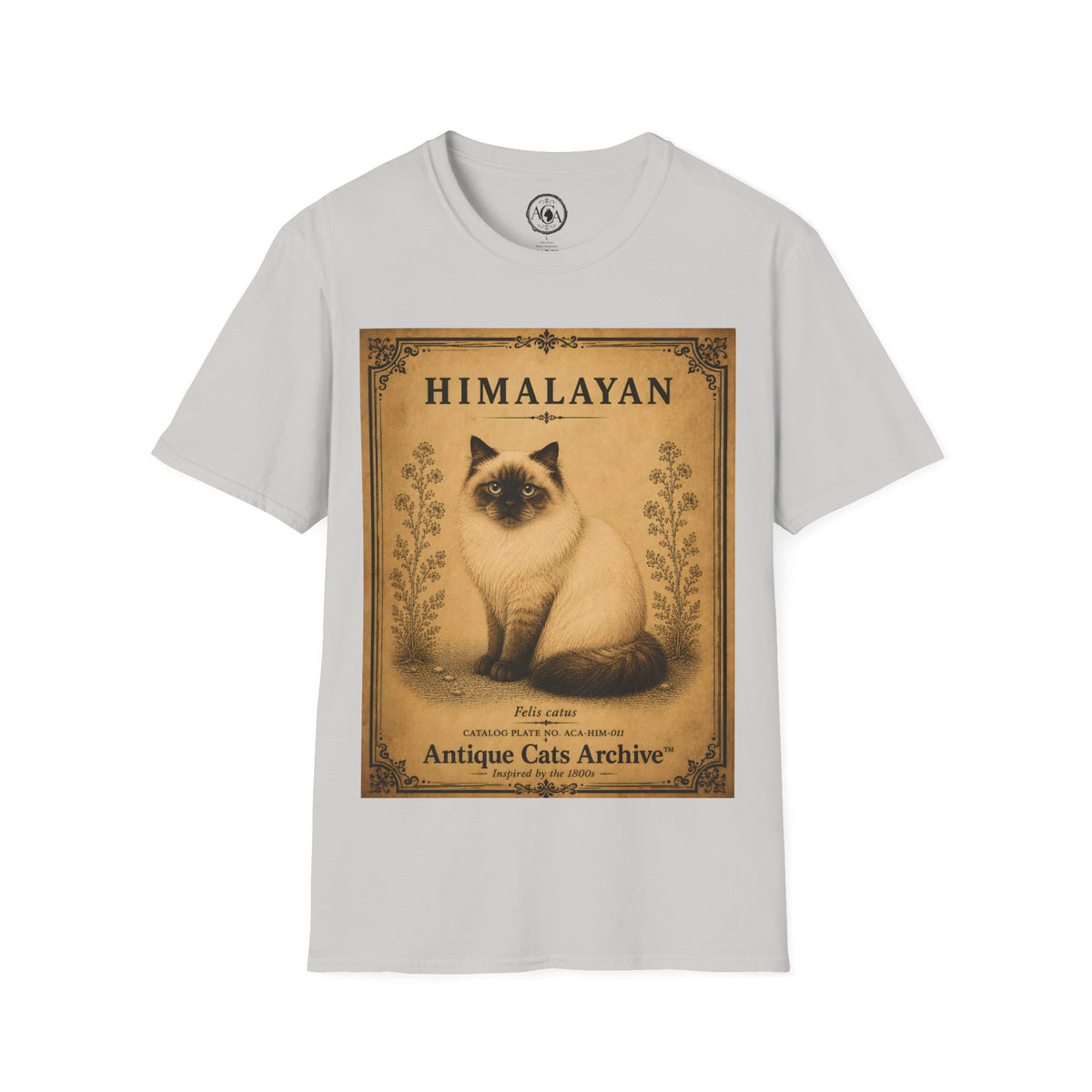 Himalayan Cat T-Shirt | Vintage Cat Illustration | Antique Cats Archive™