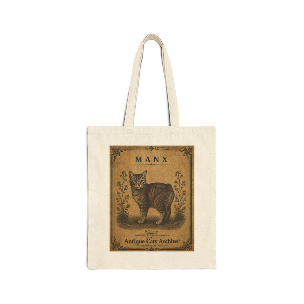 Manx Vintage Cat Poster Tote Bag | Antique Cats Archive