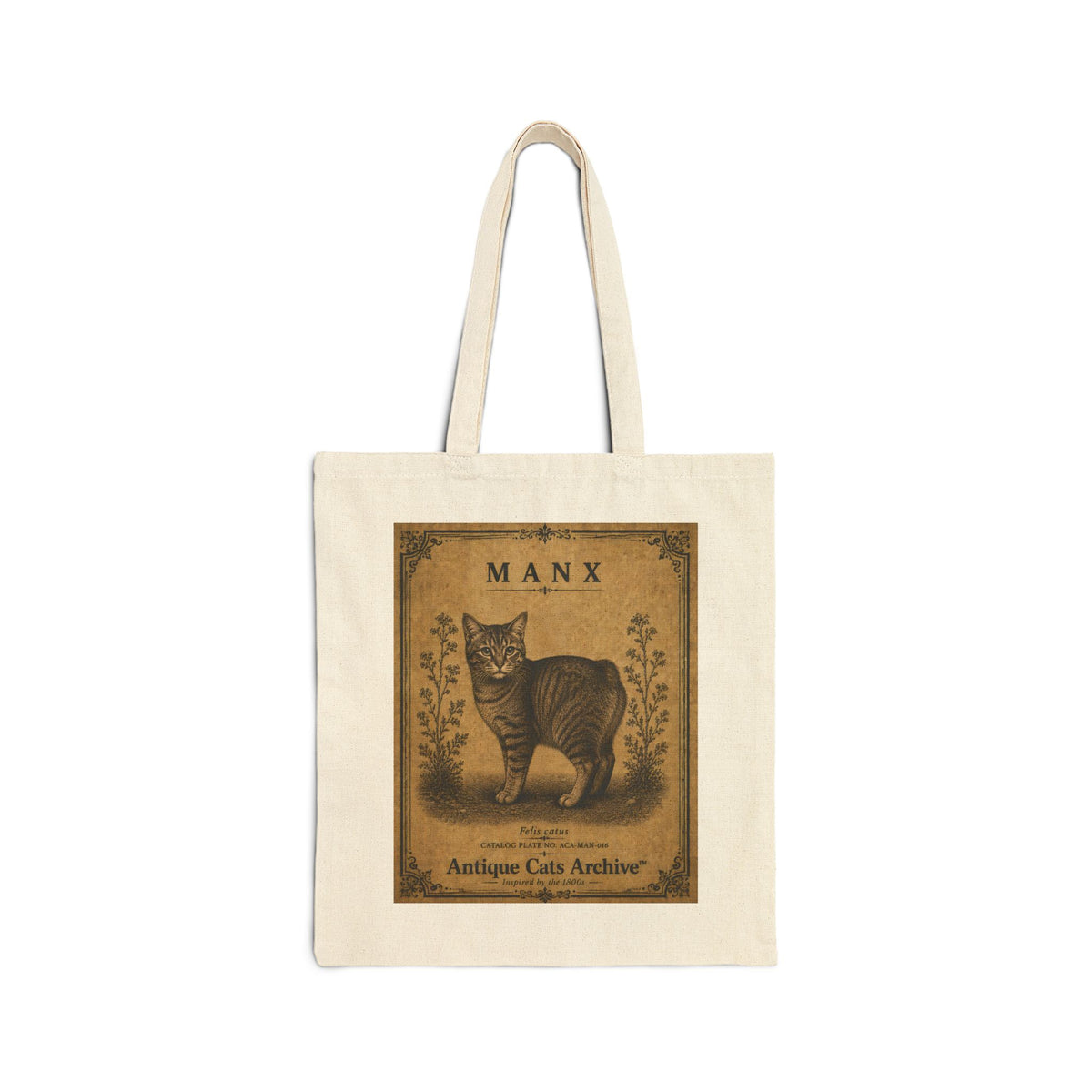 Manx Vintage Cat Poster Tote Bag | Antique Cats Archive