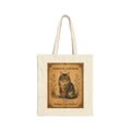 Domestic Longhair Vintage Cat Poster Tote Bag | Antique Cats Archive