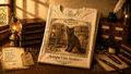 Antique Cats Archive™ Entry No. ACA-017-MER “The Merchant” Burmese Cat T-Shirt – Vintage 1800s Engraving Style