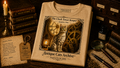 Antique Cats Archive™ Entry No. ACA-011-FND “The Clock Tower Keeper” Tabby Cat T-Shirt – Vintage 1800s Engraving Style