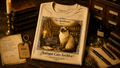 Antique Cats Archive™ Entry No. ACA-003-ALC “The Apothecary” Birman Cat T-Shirt – Vintage 1800s Engraving Style