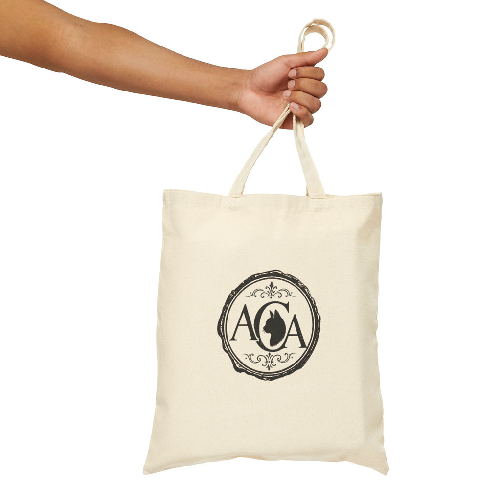 Persian Cat Illustration Tote Bag | Antique Cats Archive Canvas Tote