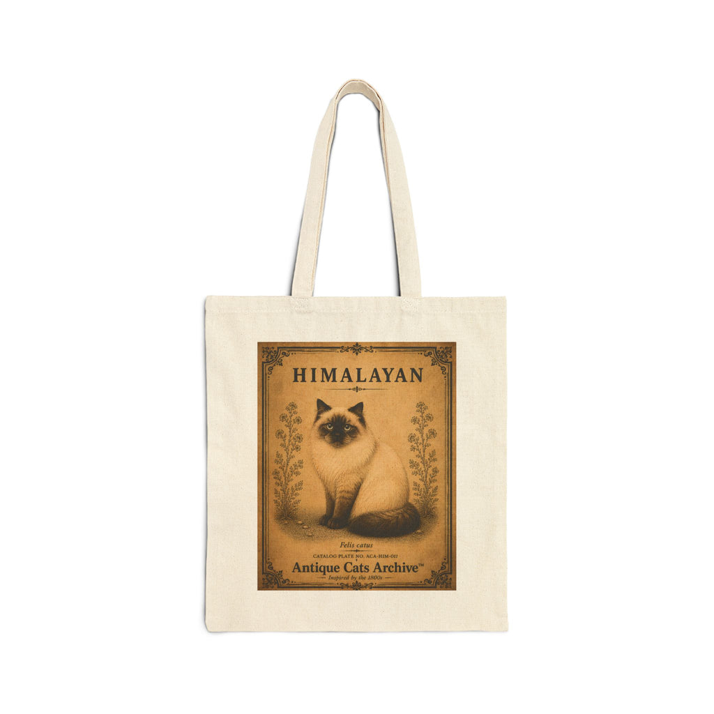 Himalayan Vintage Cat Poster Tote Bag | Antique Cats Archive