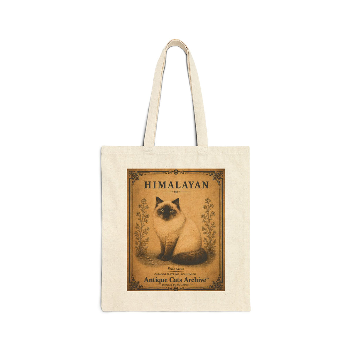 Himalayan Vintage Cat Poster Tote Bag | Antique Cats Archive