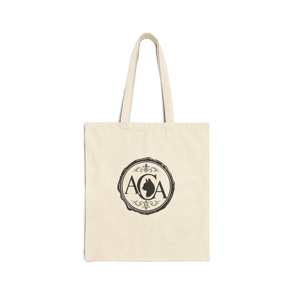 American Shorthair Vintage Cat Canvas Tote Bag — Antique Cats Archive Design