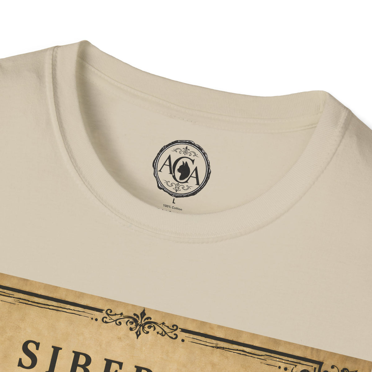 Siberian Cat T-Shirt | Vintage Cat Illustration | Antique Cats Archive™