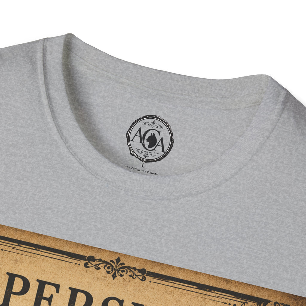 Persian Cat T-Shirt | Vintage Cat Illustration | Antique Cats Archive™  Description