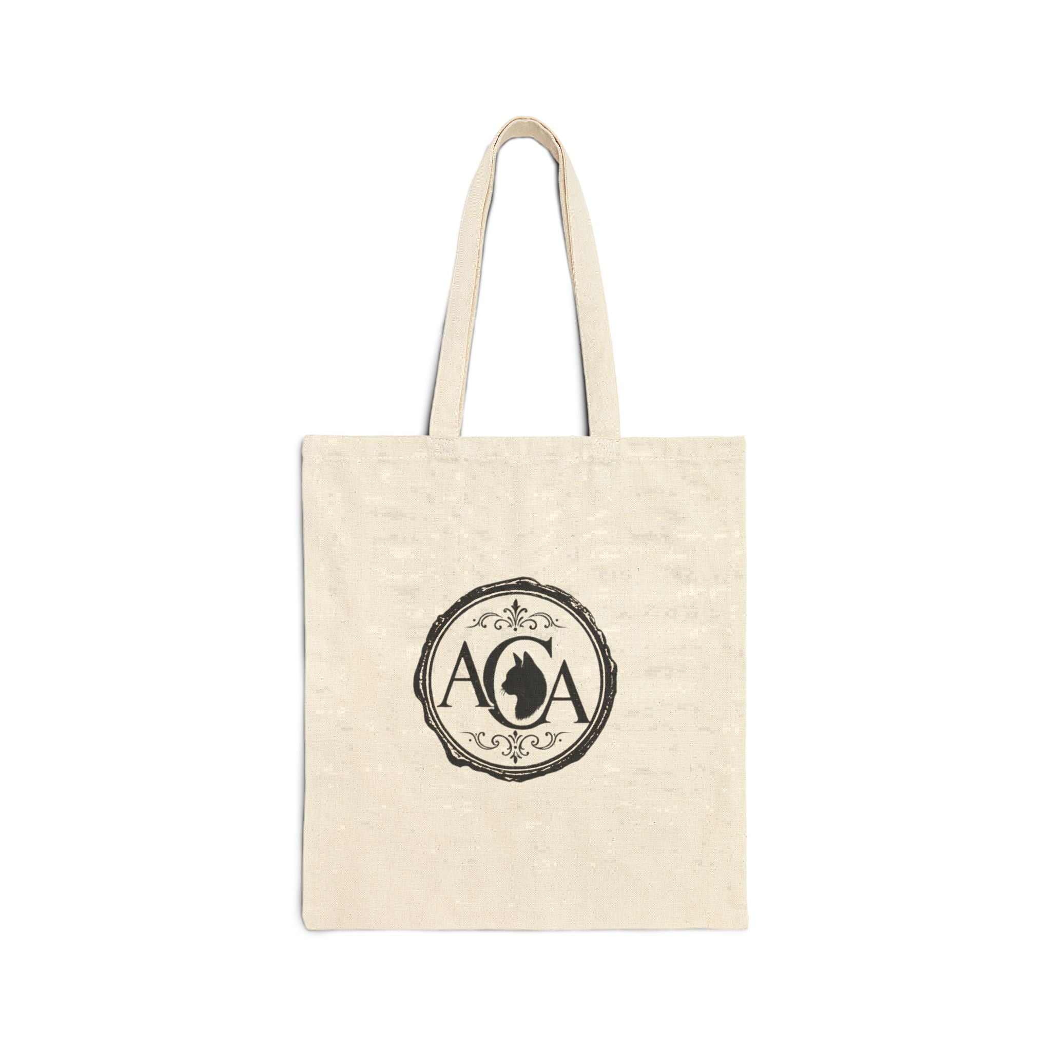 Russian Blue Cat Tote | Vintage Antique Cats Poster Canvas