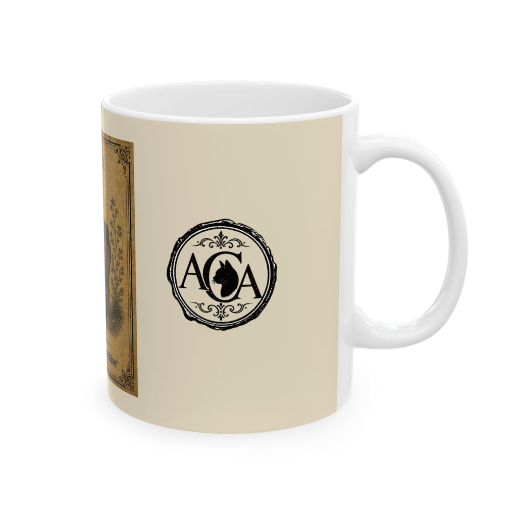 Vintage Manx Cat Ceramic Mug - Antique Cats Archive Tea & Coffee Cup (11oz)