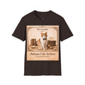 Antique Cats Archive™ Entry No. ACA-001-FND “The Founder” Tabby Cat T-Shirt – Vintage 1800s Engraving Style