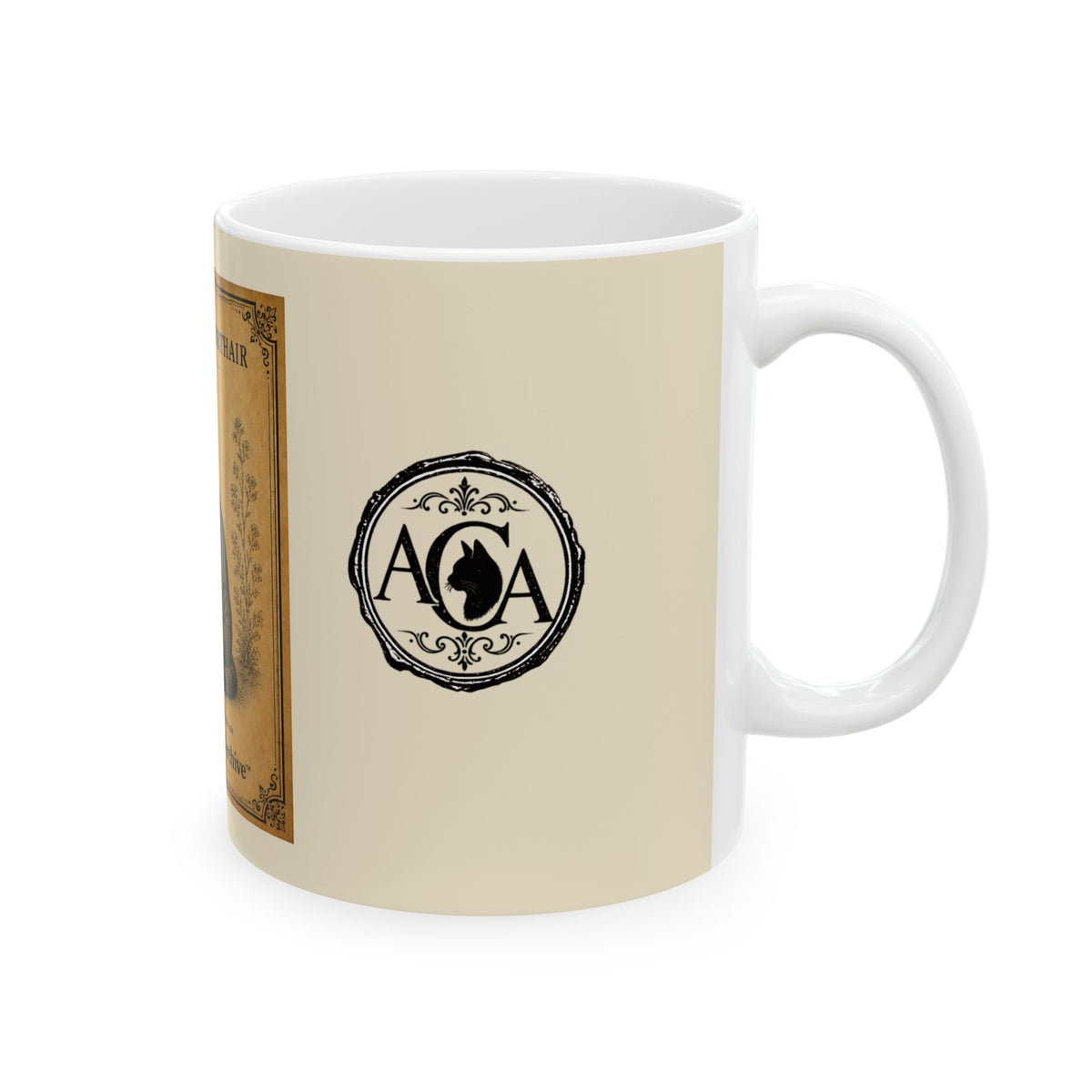 Vintage Domestic Shorthair Cat Ceramic Mug – Antique Cats Archive Tea & Coffee Cup (11oz)