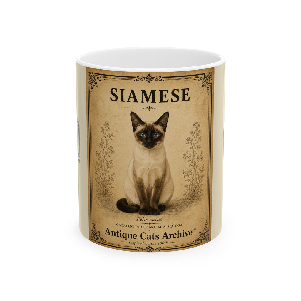 Siamese Cat Vintage 11oz. Mug | Antique Cats Archive