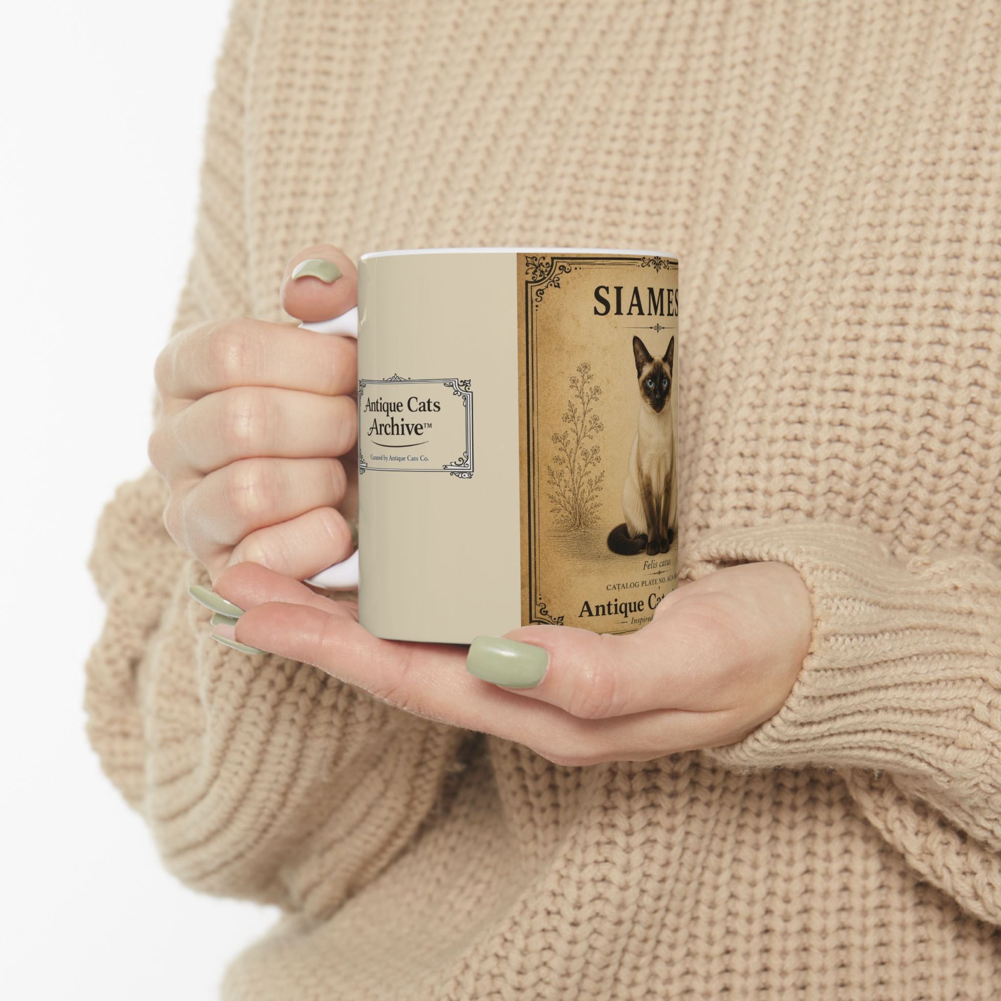 Siamese Cat Vintage 11oz. Mug | Antique Cats Archive